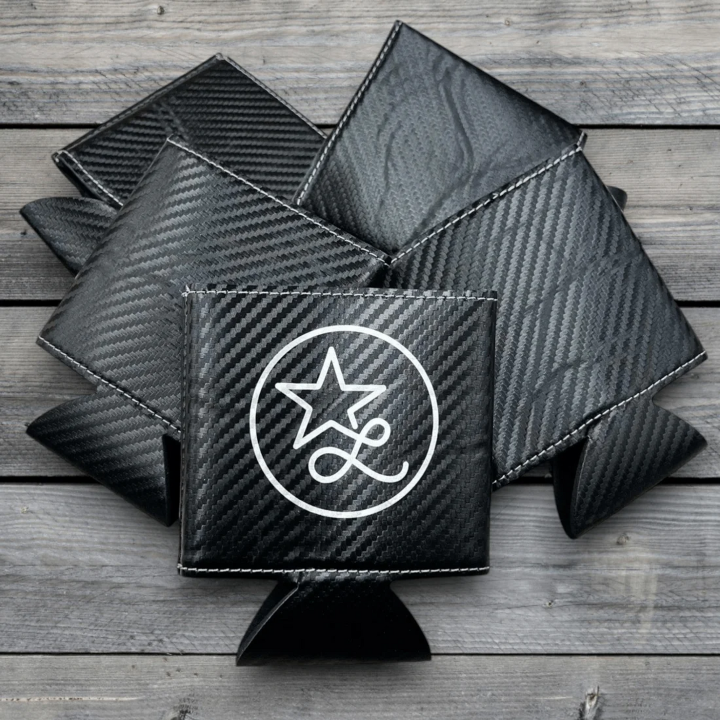 Custom Engraved Leatherette Can Coolers – Personal, Wedding, Corporate & Bar Branding